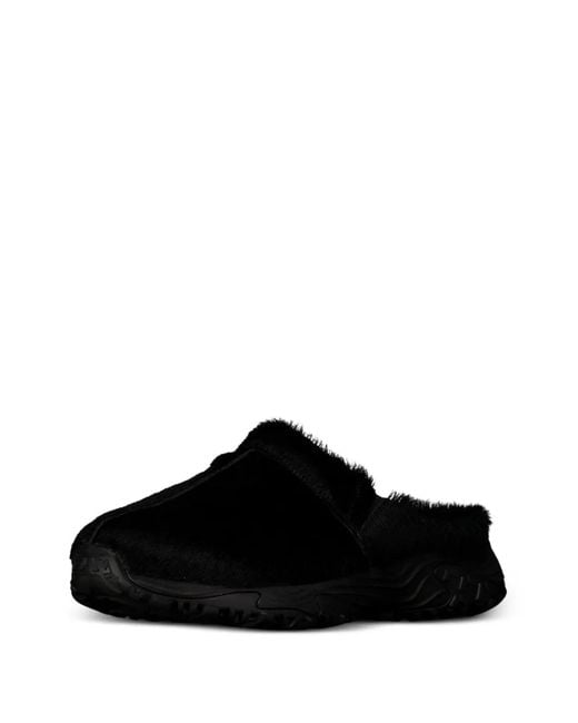 Clarks Black Pony Hair-Effect Clog 1 Shoes for men