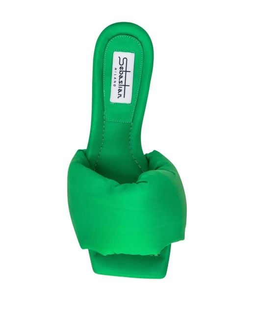 Sebastian Milano Green Blast Sandals