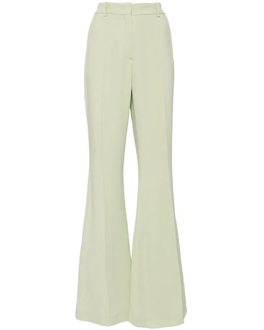 Elie Saab Green Cady Trousers