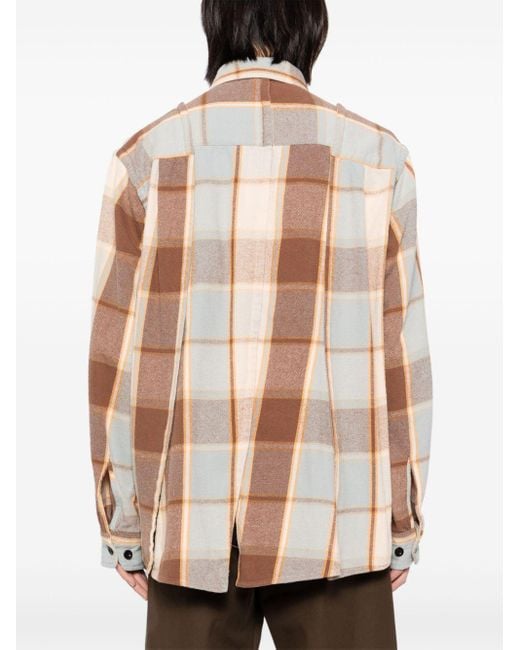 Sacai Natural Flannel Shirt for men