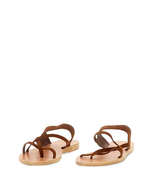 Ancient Greek Sandals Brown Strappy Sandals