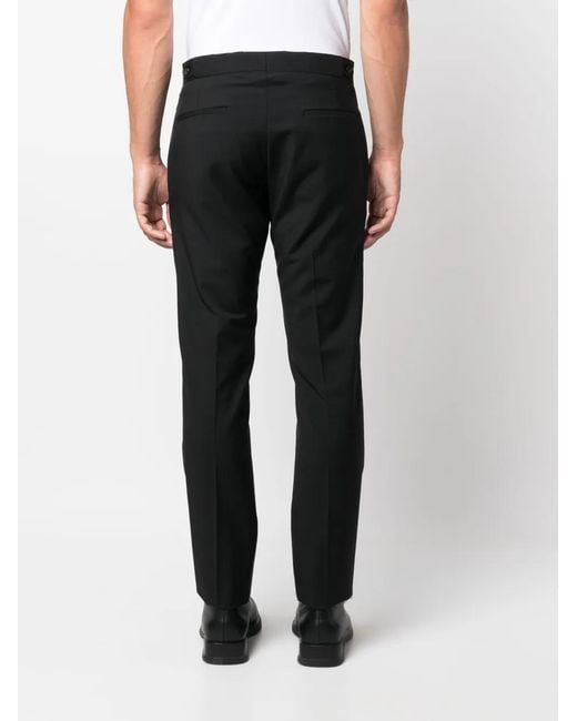 Paul Smith Black Slim-Cut Tailored Trousers for men