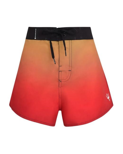 Osklen Red Badeshorts Mit Ombré-Effekt
