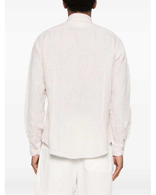Eleventy White Buttoned Shirt for men
