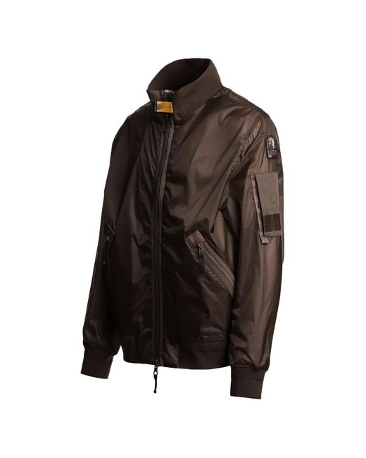 Parajumpers Brown Zip-Pocket Jacket for men