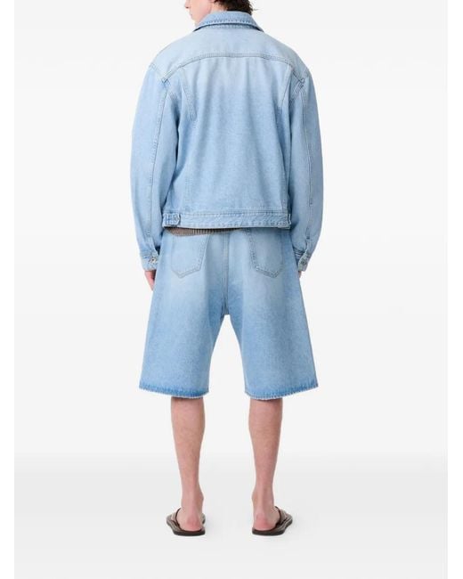 Studio Nicholson Marylebone Shorts in het Blue voor heren