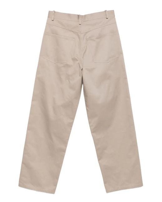 Bluemarble White Bead-Embroidered Pants for men