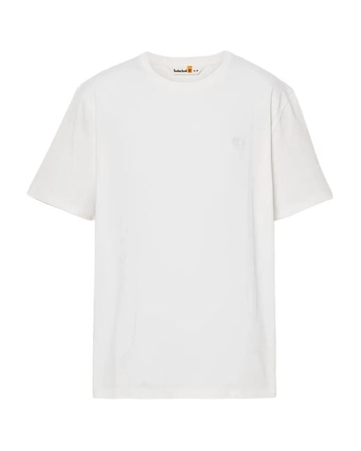 Timberland T-Shirt Mit Logo-Stickerei in White für Herren