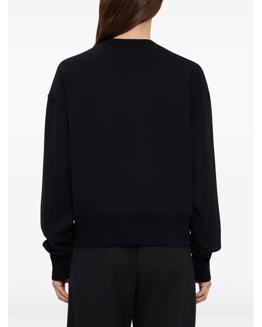 Sweat À Broderies MSGM en coloris Black