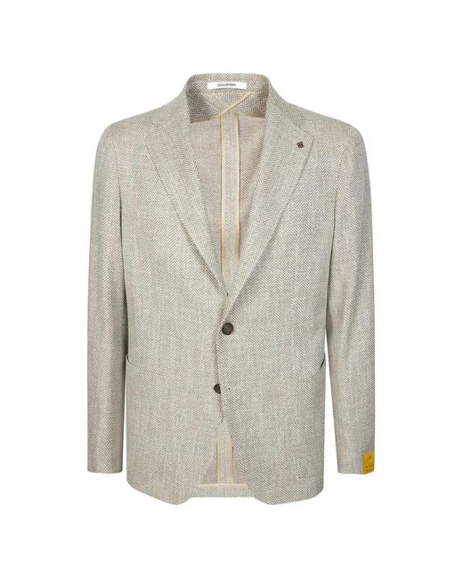 Tagliatore Gray "Montecarlo" Jacket for men