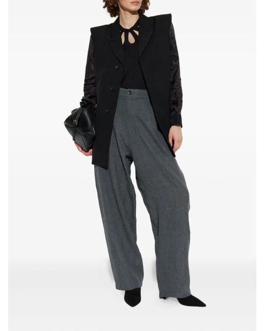 Noir Kei Ninomiya Black Panelled Blazer