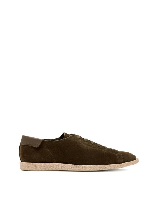 Neil Barrett Brown Suede Lace-Up Sneakers for men