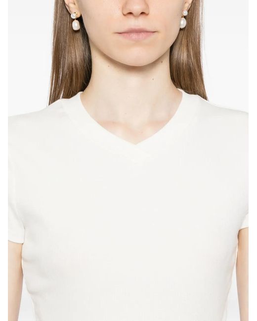 Reformation White Lindie Top