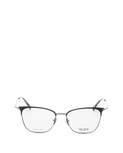 Tumi White Square-Frame Glasses