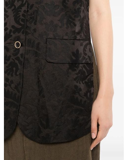 Chaleco Kallan Uma Wang de color Black
