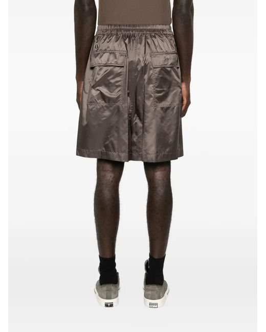 Moncler Brown X Drawstring Knee-Length Shorts for men