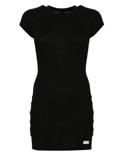 Alexander Wang Black Short-Sleeved Dress
