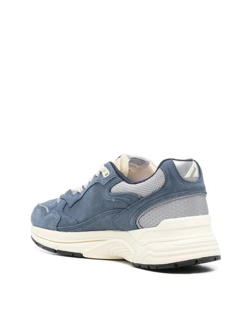 Autry Blue Hyperway Low Suede/Mesh for men