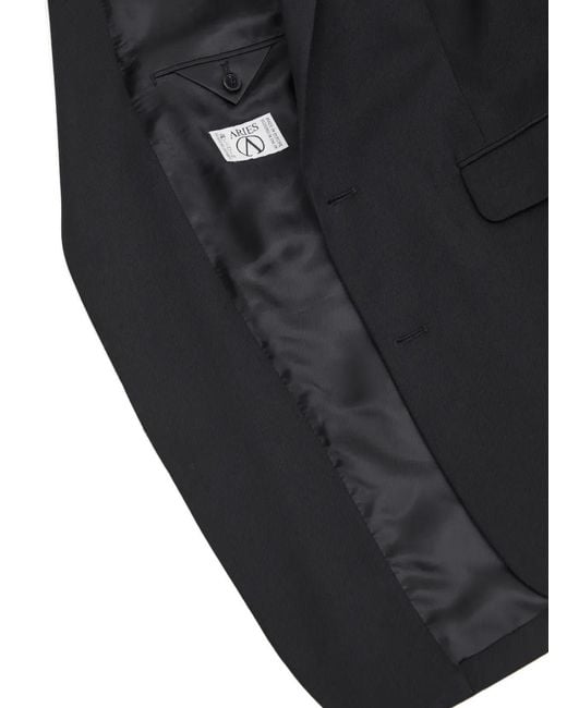 Aries Black Pin-Detail Blazer for men