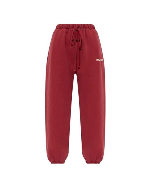 Fear Of God Red Drawstring Track Pants
