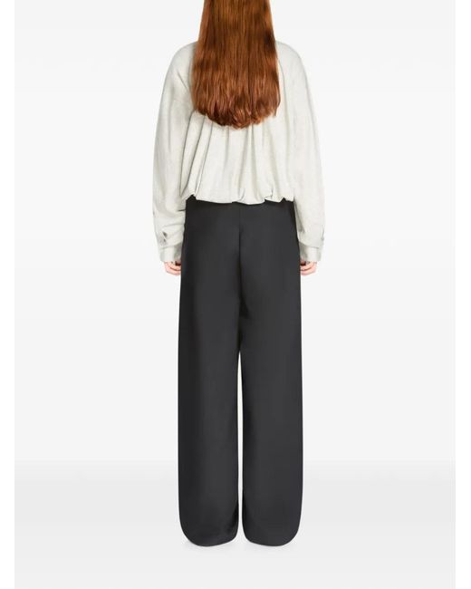 Dries Van Noten White Loose Cotton Blouse