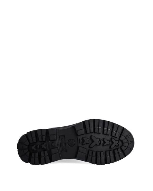Timberland Black Leather Combat Boots