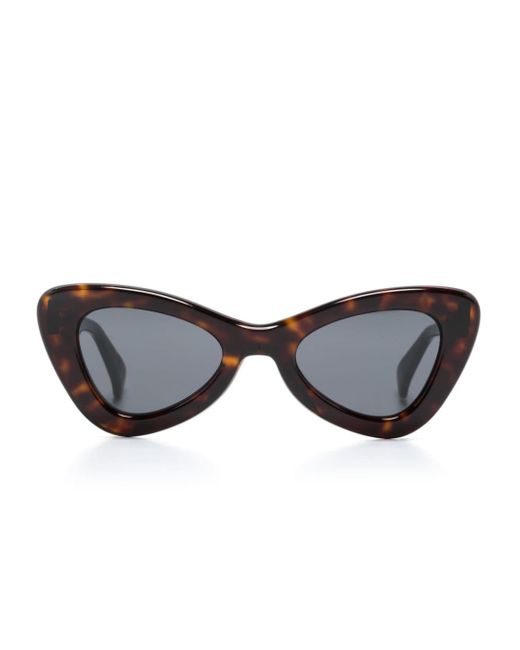 KENZO Brown Tortoiseshell-effect Cat-eye Sunglasses
