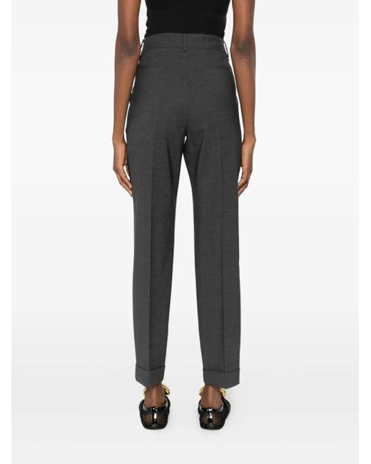P.A.R.O.S.H. Gray Turn-Up-Cuffs Trousers