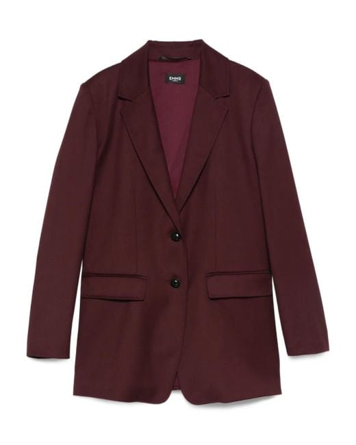 Marella Blazer Met Gekerfde Revers En Twee Knopen in het Purple