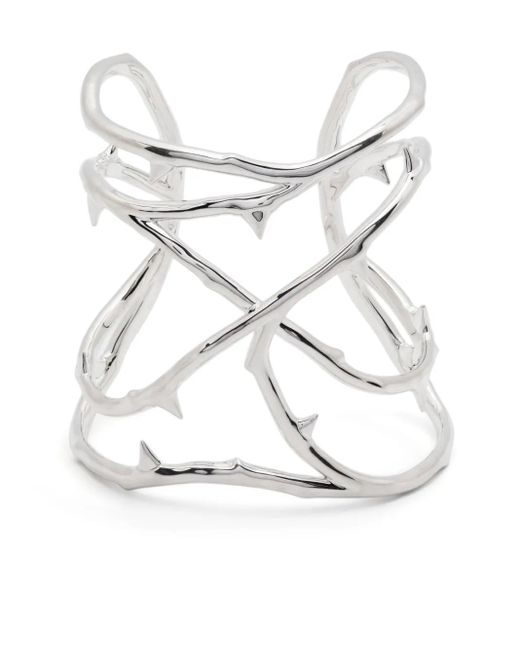 Shaun Leane White Rose Thorn Polished-Finish Bracelet