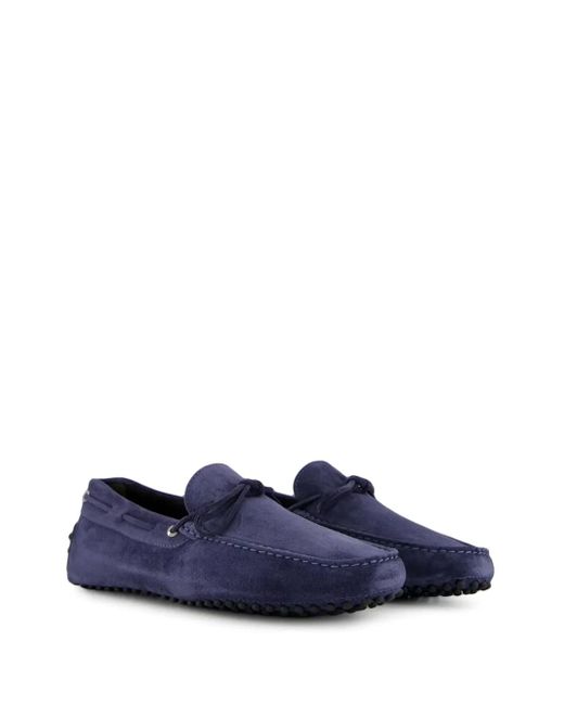 Aurélien Blue Suede Leather Loafers for men