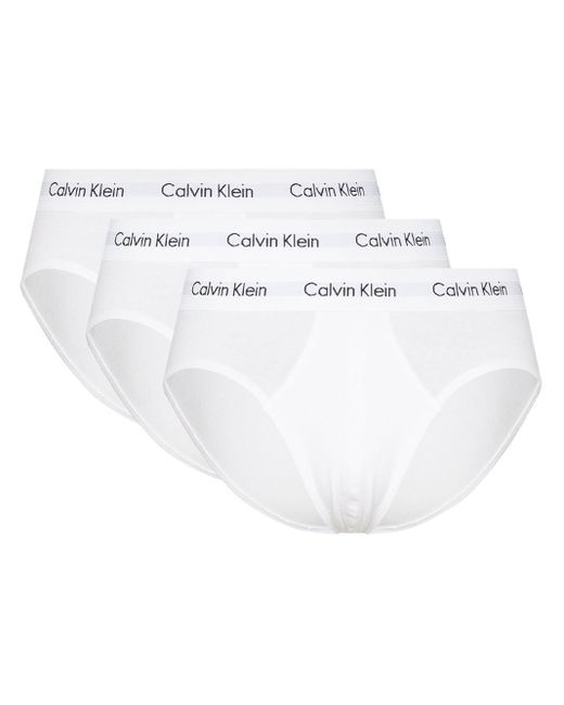 Pack de 3 calzoncillos Calvin Klein de hombre de color Blanco | Lyst