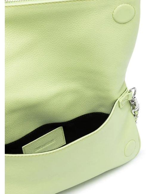 Zadig & Voltaire Green Rock Leather Crossbody Bag