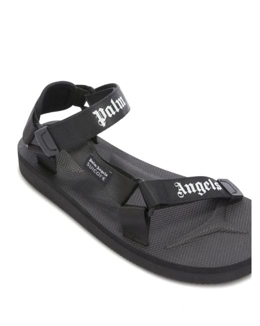 Palm Angels Black X Suicoke Depa Sandals for men