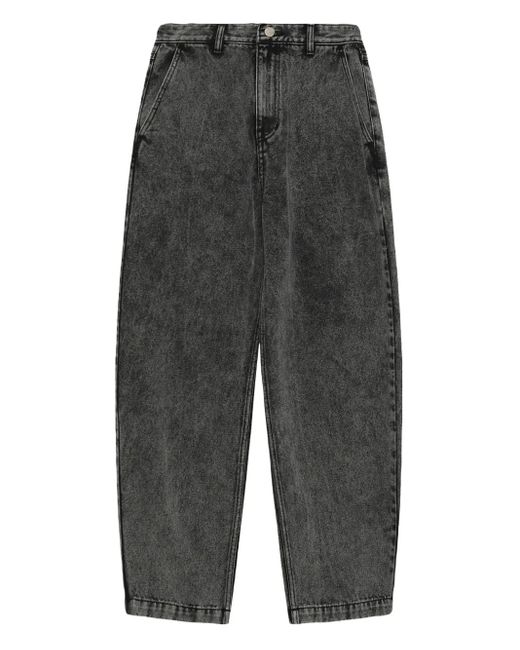 Adererror Gray Trs Tag Acid-Wash Jeans