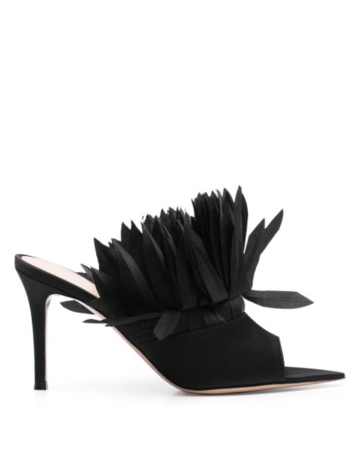 Gianvito Rossi Daniah 85mm ミュール Black