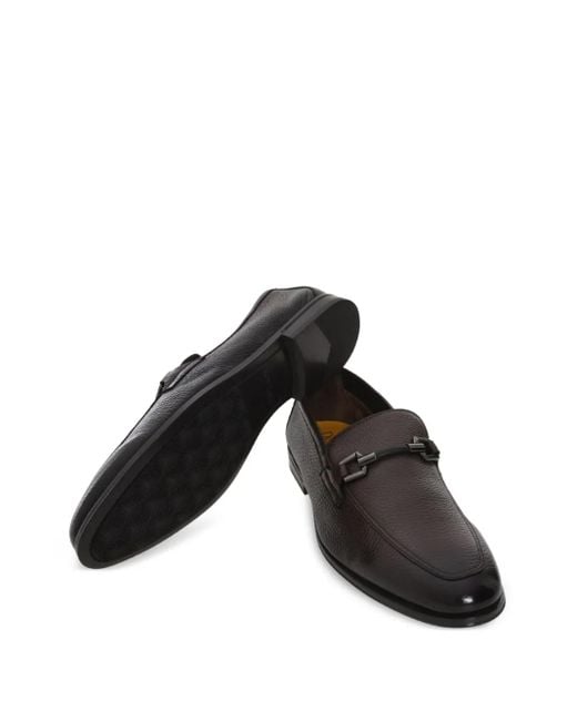 Doucal's Leren Loafers in het Black voor heren