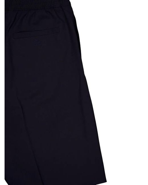 Givenchy Blue 'Tailoerd' Bermuda Shorts for men