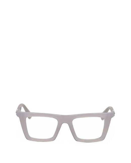 Off-White c/o Virgil Abloh White Square-Frame Optical Glasses