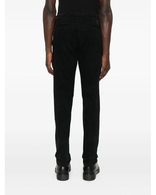 Jacob Cohen Black Slim-Fit Trousers for men