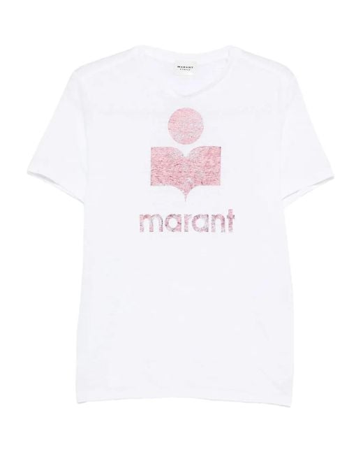 T-Shirt Zewel di Isabel Marant in White