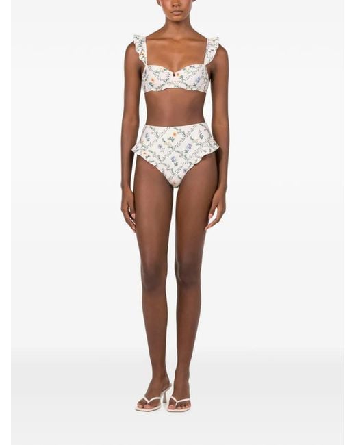 Agua Bendita White Jengibre Brisa Bikini Bottoms