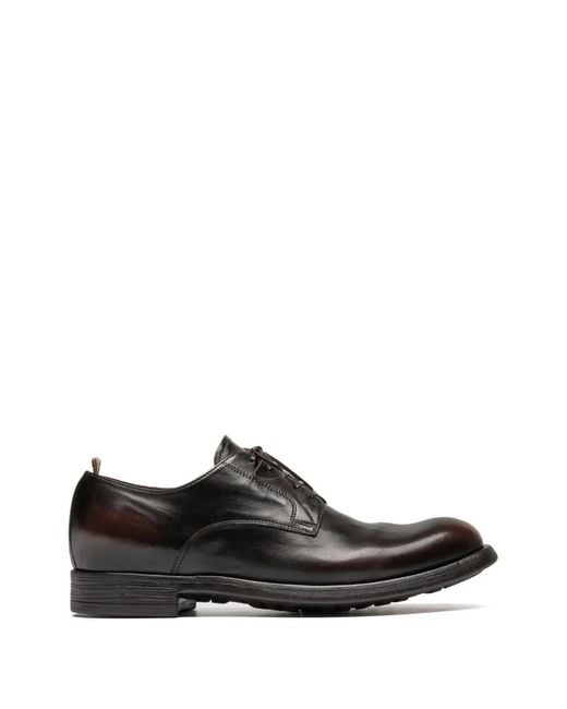 Officine Creative Black Derbies Chronicle En Cuir for men