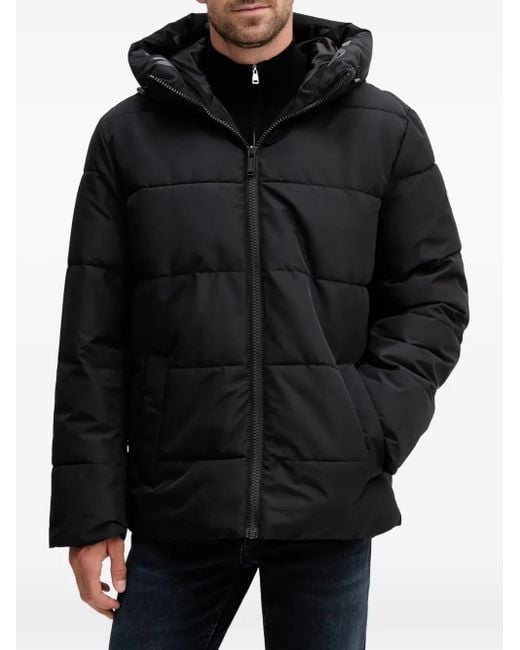 Michael Kors Black Hooded Jacket for men