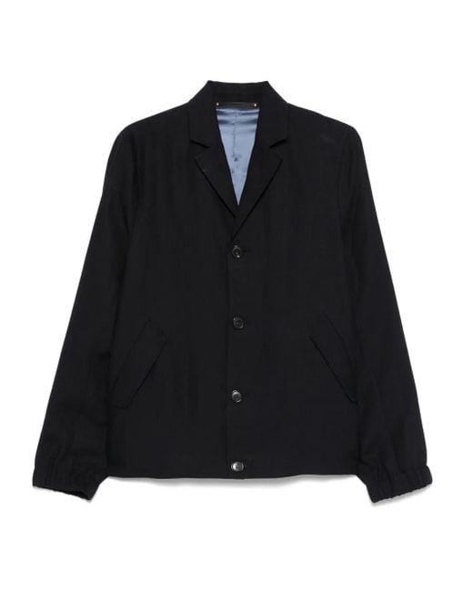 メンズ Paul Smith リネンジャケット Black