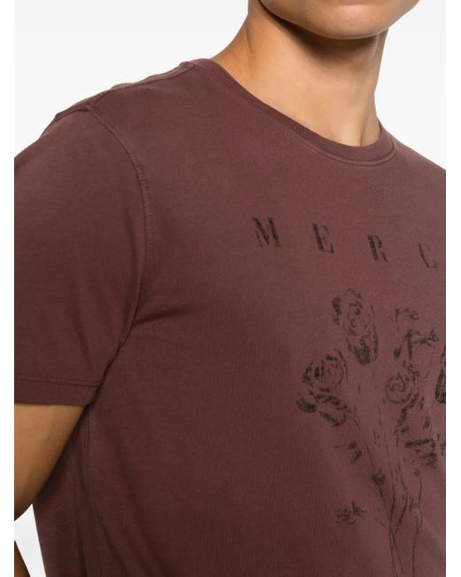 John Varvatos Purple Merci T-Shirt for men