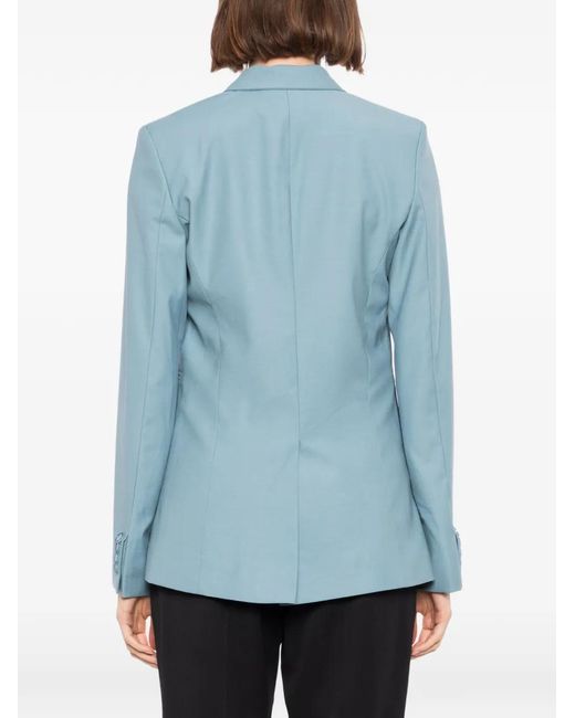 BLAKLACE Blue Button-Up Blazer