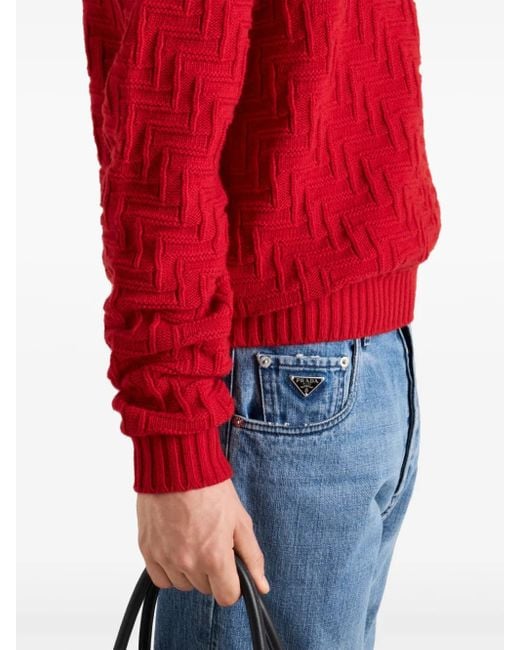 Prada Blue Low-Rise Jeans for men