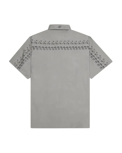 Neighborhood Gray X Dr. Woo Patch-Pocket Shirt for men