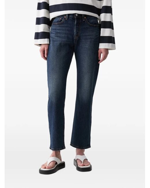 Vaqueros Rectos 501 Curve Levi's de color Blue